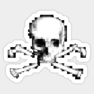 Pixl Skull Sticker